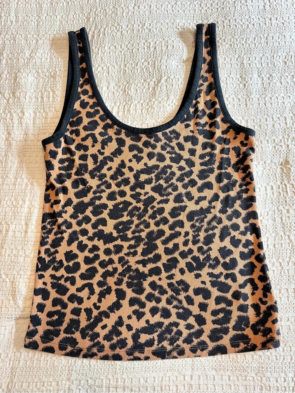 Aerie Leopard Print Tank Top Size XL Like New